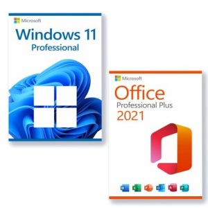 Vorteilspaket Microsoft Windows 11 Professional + Microsoft Office 2021 Professional Plus Lizenz für 3 PC
