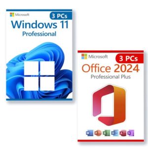 Microsoft Office 2024 Professional Plus + Microsoft Windows 11 Professional Lizenz  PC