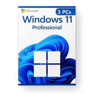 Microsoft Windows 11 Professional Lizenz für 3 PC